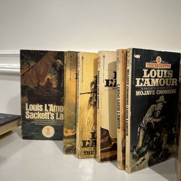 Louis Lamar Sacket Series 18 Book Complete Paperback Set - Picture 5 of 12